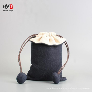 Bolsa de lino de estilo chino nuevo diseño de fábrica